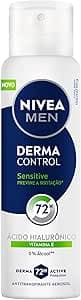 NIVEA MEN Desodorante Antitranspirante Aerossol Sensitive Protect 150ml - Proteção prolongada de 48h, peles sensíveis, com óleo de abacate e extrato de camomila, minimiza a irritação